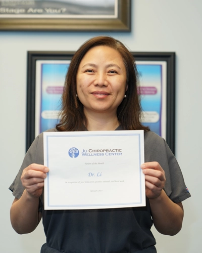 Chiropractic Durham NC Patient Of The Month Dr. Li